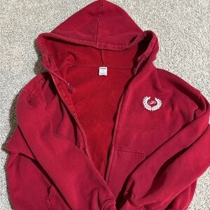 PINK Victoria's Secret Red Fleece